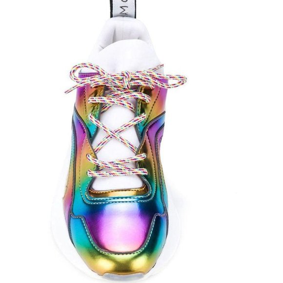 Stella McCartney Eclypse Metallic Rainbow Sneakers - Picture 5 of 13